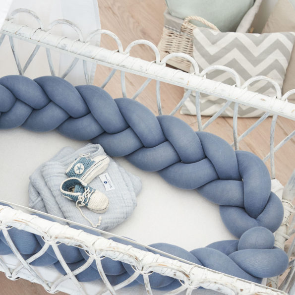 Baby Stillkissen Zopf Geflochten